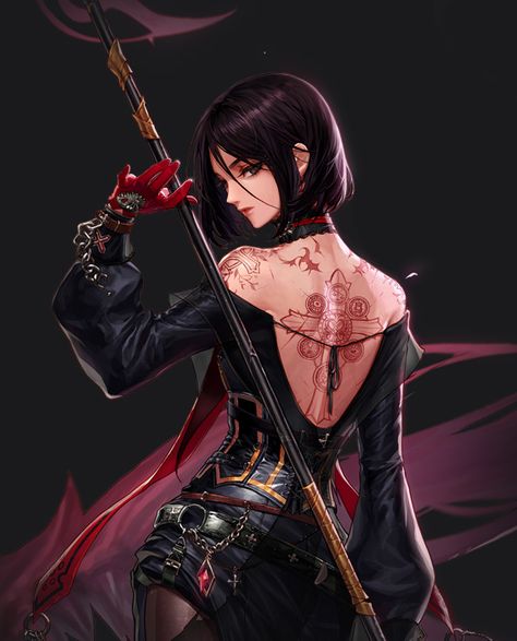 Female Priest, Dungeon Fighter Online, Dungeon Fighter, Badass Girl, Fighter Girl, Warriors Wallpaper, Anime Witch, Gothic Fantasy Art, Female Shorts