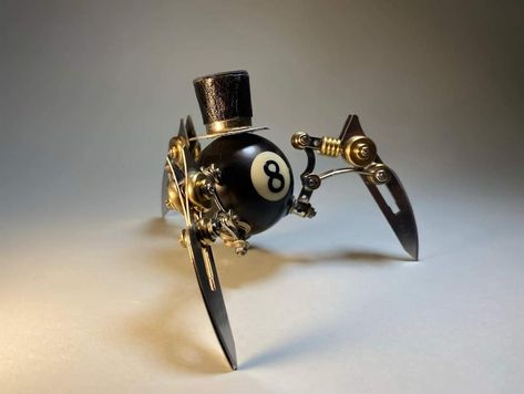 Cool Objects, Interesting Objects, Steampunk Animals, 2160x3840 Wallpaper, Robot Design, Steampunk Art, Robot Art, Cool Inventions, Robots Concept