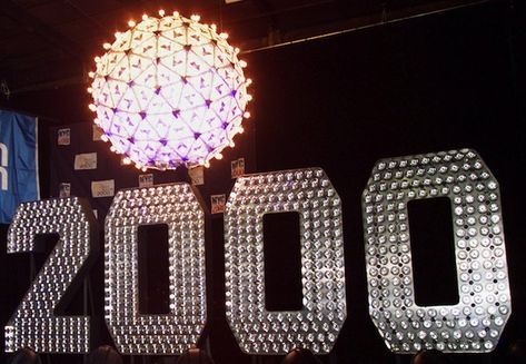 2000 Millennium | Why NYC Drops an 11,875 Pound Ball on New Year's Eve - Conor ... 2000 Aesthetic, Back To December, Eighth Doctor, Engineers Day, Earth Illustration, New Year's Eve Celebrations, Ball Drop, Year 2000, New Year’s Eve