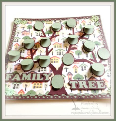 . Unique Family Tree, Family Trees Diy, Family Tree Craft, Scrapbook Bebe, Family Tree Poster, Family Tree Art, Family Tree Project, Creative School Project Ideas, Heritage Scrapbooking