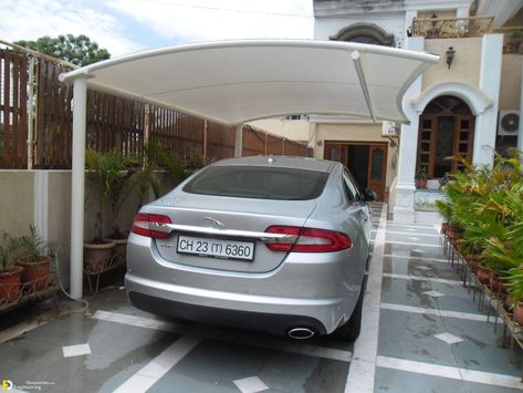 Beautiful Car Parking Shade Design Ideas - Engineering Discoveries Car Shed Ideas, Parking Ideas, Car Porch Design, Modern Carport, Car Shed, Car Ports, Porch Design Ideas, Car Porch, Building A Porch