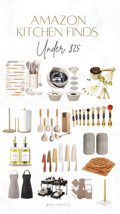 Kitchen Essentials Under $25 from Amazon. Toilet Designs, Amazon Kitchen Finds, Studio Workspace, Aesthetic Amazon, Design Studio Workspace, Apartment Guide, Mommy And Baby Pictures, Apartment Hunting, Kitchen Finds