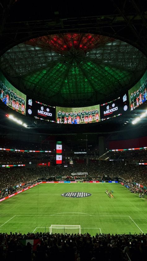 Soccer game, jersey, Atlanta stadium | Mercedes bens Mexico Soccer Aesthetic, Mexico Soccer Team Wallpaper, Mexico National Team Wallpaper, Soccer Game Aesthetic, Senior Year Scrapbook, Football Wallpaper Iphone, Soccer Mexico, Mexico World Cup, Mexico Team