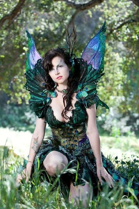 Fairy costume makeup