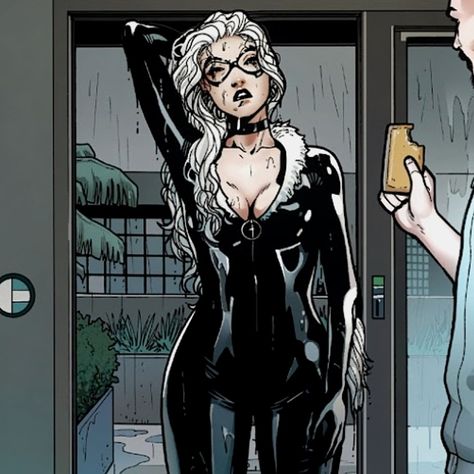 Black Cat Comic Panels, Felicia Hardy Cosplay, Black Cat Wallpaper Marvel, Black Cat Comic Icons, Black Cat Marvel Fanart, Felicia Hardy Wallpaper, Black Cat Icon Marvel, Felicia Hardy Fanart, Felicia Hardy Icons