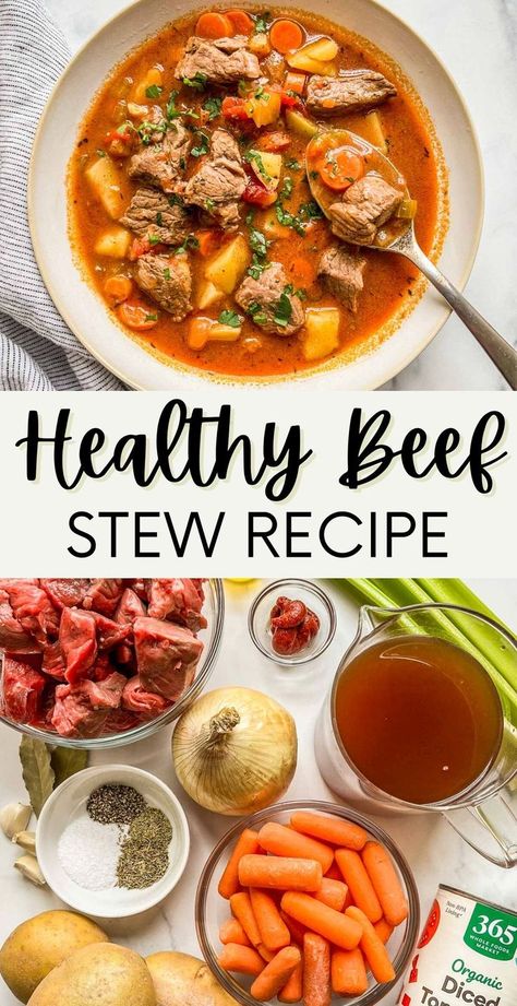 Vegetable Soup With Beef Stew Meat, Beef Stew For Diabetics, Healthy Heart Foods, Healthy Beef Barley Soup, Low Calorie Beef Stew Crock Pots, Recipes That Use Beef Stew Meat, Healthy Beef Stew Crockpot Clean Eating, Beef And Root Vegetable Stew, Thm Beef Stew