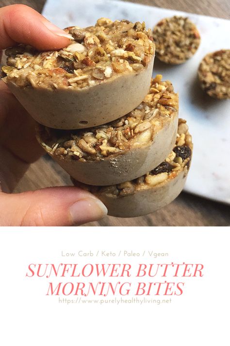 Sunflower Butter Recipes, Sunflower Seed Butter Recipes, Sunflower Butter Cookies, Sunflower Seed Butter, Paleo Granola, Sunflower Butter, Paleo Recipes Breakfast, Homemade Soft Pretzels, Single Serve Desserts