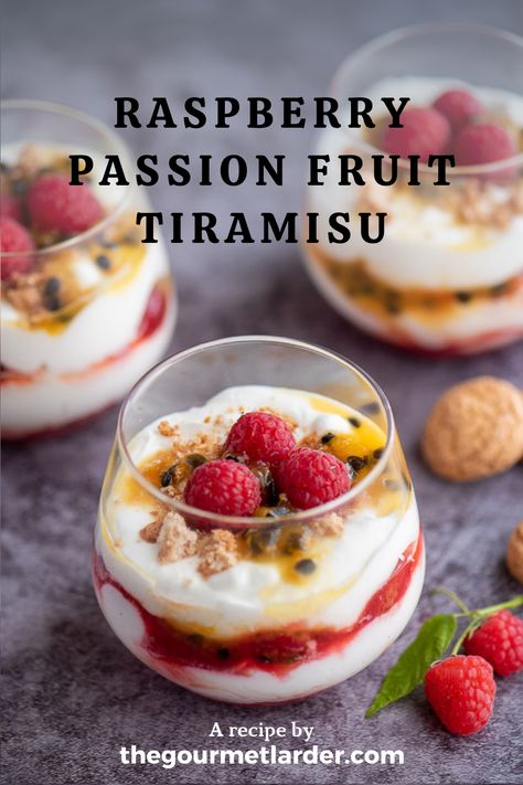 Fruit Tiramisu, Raspberry Tiramisu, Easy Trifle, Amaretti Biscuits, Desserts Ideas, Trifle Desserts, Bake Recipes, Raspberry Syrup, Tiramisu Recipe