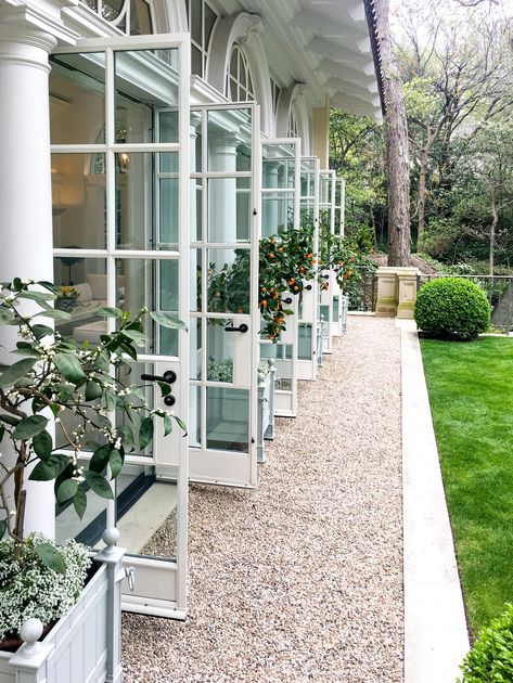 The Orangerie | Highland Park, Texas | Wilson Fuqua & Assoc Architects Orangeries Extension, Orangery Interior, Highland Park Dallas, Orangery Conservatory, Massage Room Design, Orangery Extension, Atrium Design, Classical Building, Provincial Home