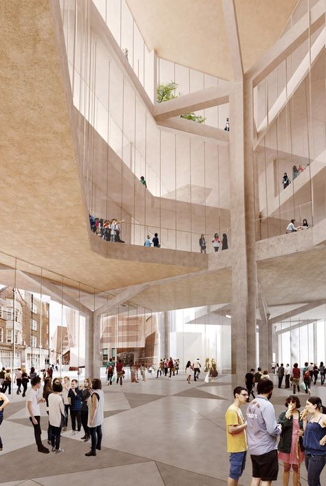 LSE Paul Marshall building by Grafton Architects Sarah Sadeq Architects, Architect Student, Architect Logo, London School, London School Of Economics, Building Images, Arch Interior, Norm Architects, Famous Architects