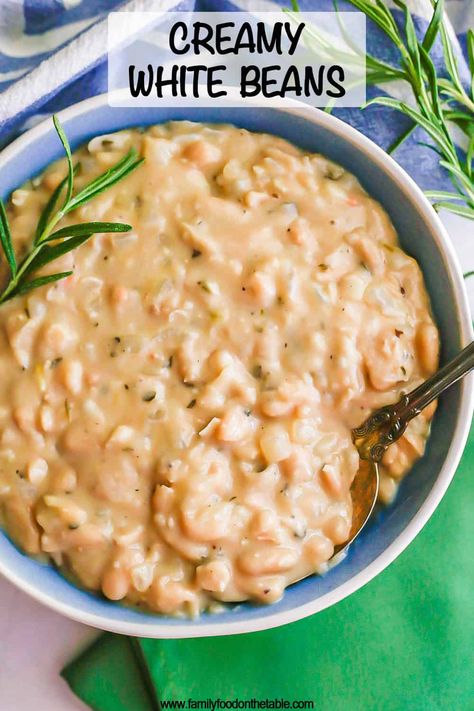 Simple Gravy, Quick And Easy Chicken Recipes, No Heavy Cream, Easy Baked Chicken Thighs, Creamy White Beans, White Bean Recipes, Longevity Diet, Balsamic Pork, Food On The Table