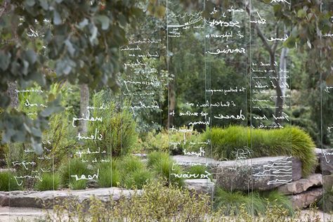 Secrets of Lightness: A Memorial Garden | INDESIGNLIVE Memory Garden, Landscape Glass, Medicinal Garden, Australian Plants, Australian Garden, Australian Flora, Luxury Garden, Sculpture Garden, Green Architecture