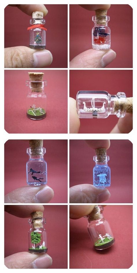 Glass bottle diy