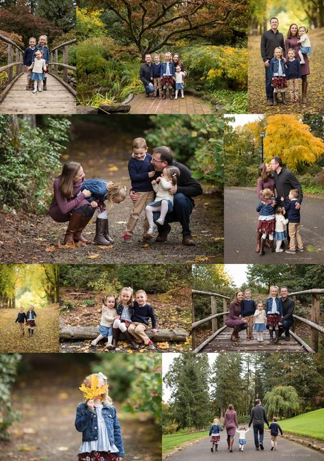 Portland Fall Family Photos at Jenkins Estate, Portland Family Photographer, Outdoor Fall Family Photo Session Oregon Oregon Family Photos, Portland Oregon Fall, Outdoor Family Photos Fall, Oregon Fall, Outdoor Family Pictures, Family Portrait Poses, Men's Fitness, Fall Family Photos, Fall Outdoor