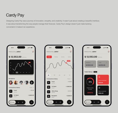 Banking Mobile App | Fintech | eBanking :: Behance Fintech Mobile App, Budget Planner App, Ui Design Dashboard, Design Thinking Process, 달력 디자인, Data Visualization Design, Ux Mobile, Mobile App Design Inspiration, Ui Ux Designer