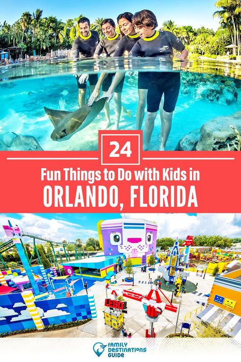 Orlando With Kids, Things To Do Orlando, Orlando Activities, Orlando Florida Vacation, Things To Do In Orlando, Florida Family Vacation, Orlando Family, Florida Travel Guide, Visit Orlando