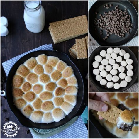 Summer Outdoor Desserts, Fire Pit Meals, Melting Marshmallows, Camping Smores, Campfire S'mores, Bake Sale Ideas, Pie Tin, Cake Dome, Fun With Food