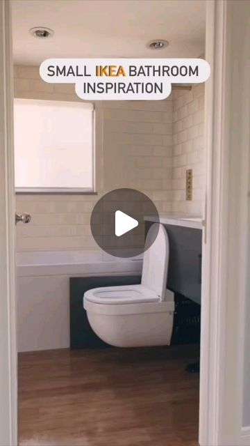 Hidden Toilet In Bathroom, Hidden Bathroom, Hidden Toilet, Ikea Bathroom, Bathroom Toilet, Bathroom Inspiration, Design Interior, Thinking Of You, Interior Design