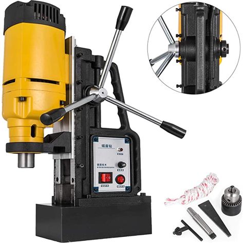 Table Drill, Magnetic Drill, Magnetic Force, Drill Presses, Metal Lathe, Machining Metal, Steel Fabrication, Drilling Rig, Drilling Machine