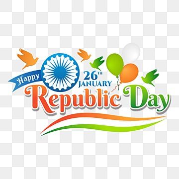 26 January Republic Day Png, January Typography, January Clipart, Happy Republic Day India, Ashok Chakra, Indian Clipart, 26 जनवरी, Republic Day Photos, Indian Republic Day