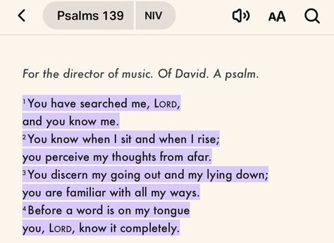 Aesthetic Bible Apps, Bible Highlighted Verses, Bible App Aesthetic, Bible App Verses, Highlighted Bible Verses, Psalm 38, Psalms 139, App Aesthetic, Bible Board