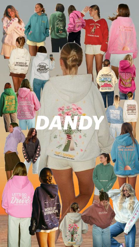 #dandyworldwidehoodie #dandyworldwide #hoodies #hoodieoutfit #hoodieseason #hoodie #sunset #giftideas Dandy Hoodie, Hoodie Brands, Hoodie Outfit, Cute Everyday Outfits, Cute Fits, Dream Clothes, Dandy, School Outfits, Cute Casual Outfits