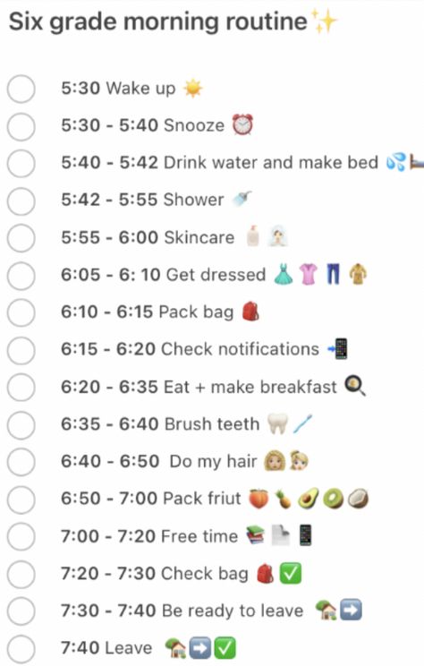 School Morning Routine 5 Am, Routines School, Life Cleanse, 6th Grade Tips, Before School Routine, Good Apps For Iphone, School Night Routine, Routine School, Morning Routine School