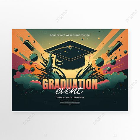 doctor hat cartoon style graduation ceremony poster Banner Graduation Design, Graduation Poster Design, Photobooth Background, Graduation Background, Background Graduation, Hat Cartoon, Selfie Frame, Graduation Poster, Academy Logo