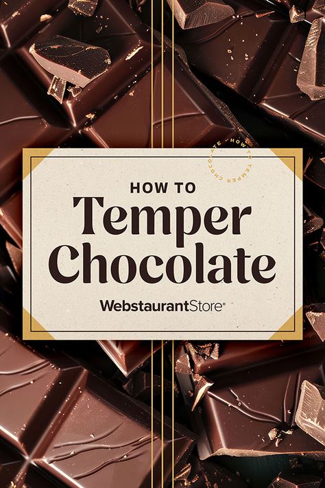 How to Temper Chocolate Desserts To Sell, Tempering Chocolate, Temper Chocolate, Chocolate Tempering, Chocolate Creations, How To Temper Chocolate, Chocolate Work, Chocolate Garnishes, Make Pictures