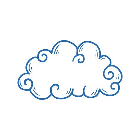 Cartoon Clouds, Cloud Vector, Cloud Drawing, Cartoon Drawings, Inspire Me, Art Inspo, Doodles, Digital Art, Stamp