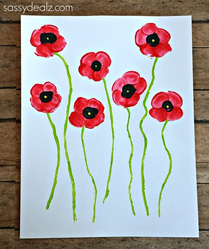 poppy crafty Poppy Craft For Kids, Easy Painting Projects, Remembrance Day Art, Poppy Craft, Flower Crafts Kids, Fingerprint Crafts, Crafty Morning, Remembrance Day Poppy, Spring Art Projects