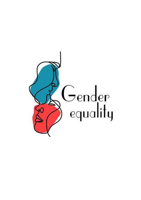 Gender Equality Poster Design, Gender Equality Wallpaper, Gender Equity Art, Poster About Equality, Gender Equality Logo Design, Gender Equity Illustration, Gender Equity Poster, Gender Equality Creative Ads, Gender Sensitization Posters