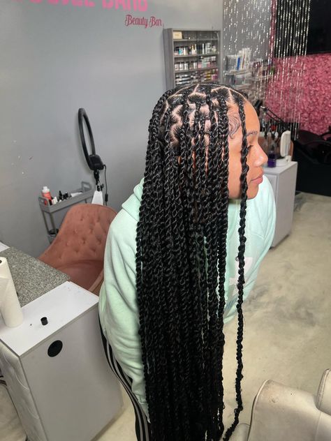 Twist With Curls, Cute Box Braids, Passion Twists, Fire Hair, Braided Cornrow Hairstyles, Cute Box Braids Hairstyles, Twist Styles, Protective Hairstyles Braids, Hair Twist Styles