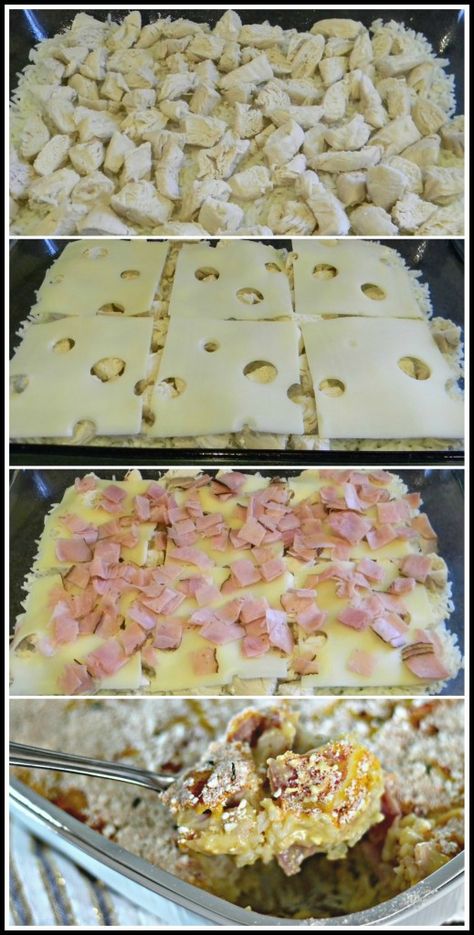 Chicken Cordon Bleu Casserole Recipe, Cordon Bleu Casserole, Cordon Blue, Chicken Cordon Bleu Casserole, Ground Beef Stroganoff, Chicken Cordon, Chicken Cordon Bleu, Tater Tots, Best Chicken