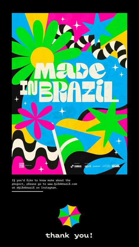 Made in Brazil on Behance Brazil Graphic Design, Brazilian Graphic Design, Carnaval Design, Brazil Festival, Brazil Design, Brazil Poster, Hispanic Artists, Page Layout Design, Creative Freedom