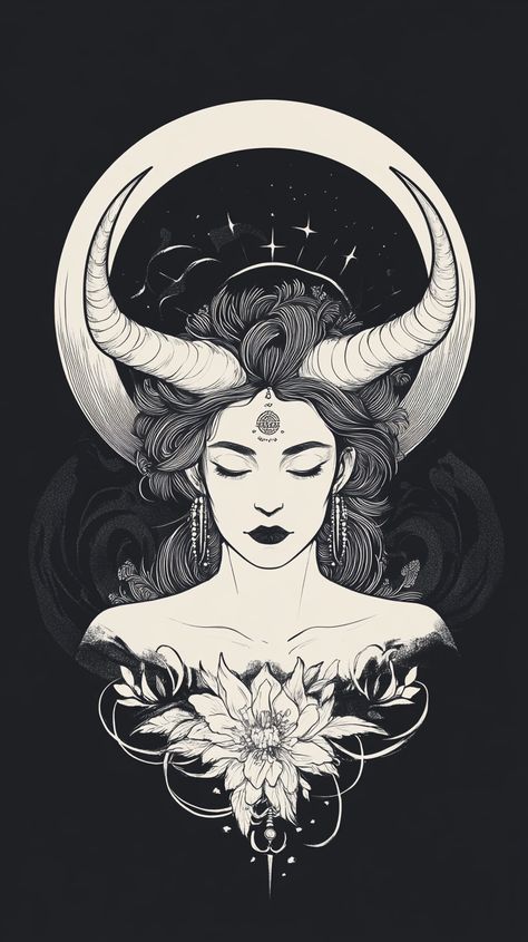 Graceful Taurus woman emerges in a surreal blend of nature and urban landscapes, capturing serenity and strength, inspired by Yang Yongliang's futuristic elegance. Taurus Art Goddesses, Taurus Goddess, April Taurus, Sagittarius Aesthetic, Futuristic Elegance, Taurus Art, Taurus Traits, Taurus Woman, Harry Potter Fanfiction