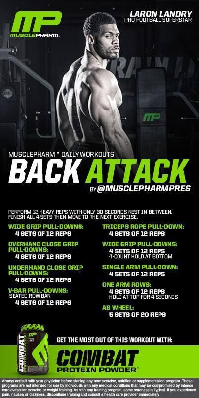 Muscle Pharm Workouts, Musclepharm Workouts, Trening Sztuk Walki, Reps And Sets, Back Workouts, Muscle Pharm, Workout Stuff, Chest Workouts, Men's Fitness