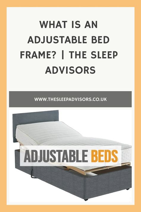 What is an adjustable bed frame and do you need one? Find out all about adjustable beds and their benefits right here. Single Bed Bedroom Ideas, Bed Bedroom Ideas, Adjustable Bed Frame, Restless Leg Syndrome, Adjustable Bed, Adjustable Mattress, Bed Bedroom, Improve Sleep Quality, Types Of Beds