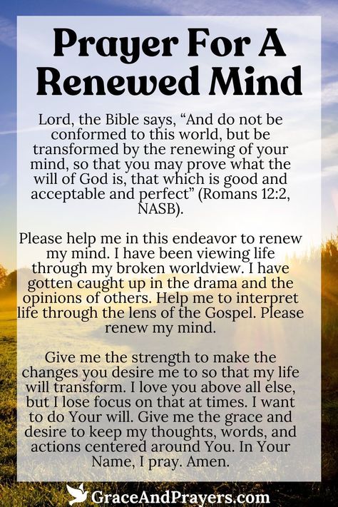 Prayers For The Mind, Prayers From The Bible, Prayer For Clarity And Guidance, Wisdom In The Bible, Discernment Prayer, Prayer For Discernment, Spirit Of Discernment, Renewing Your Mind, Healing The Mind