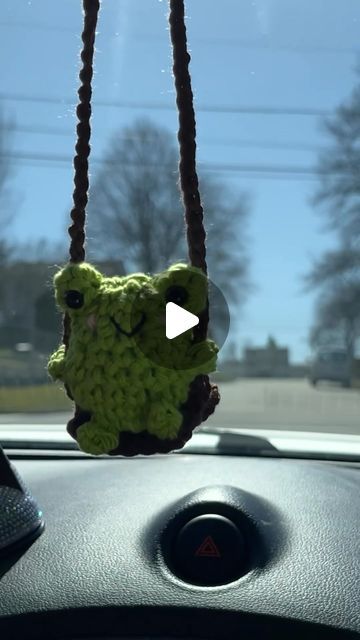 KitKat’sCrochet on Instagram: "Frank the frog🐸 freehanded car hanger! - - - #Crochet #frog #caraccessories #yarn #fiber #art #cute #amigurumi #freehand #mixedmedia #original #creative #craft #viral #trendy #explore #cottagecore #crochetinspiration #inspo #idea #tutorial #decor #gift #easy #beginner  #essentials #aesthetic" Bracelets Tutorial, Cute Amigurumi, Essentials Aesthetic, Car Hangers, Crochet Frog, Beaded Bracelets Tutorial, Creative Craft, Art Cute, The Frog