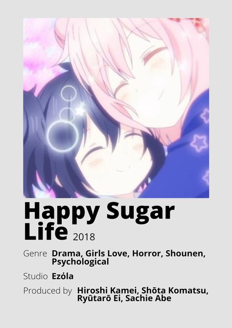 Gl Anime Recommendation, Anime Recommend, Happy Sugar Life, Poster Information, Anime Minimalist Poster, Celine Shoes, Animes To Watch, Poster Anime, Hero Poster