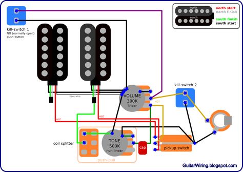 The Guitar Wiring Blog - diagrams and tips: Buckethead Signature Les Paul Wiring Handmade Instruments, Slash Les Paul, Guitar Wiring, Diy Guitar Amp, Luthier Guitar, Guitar Diy, Guitar Tech, Diy Instruments, Guitar Scales