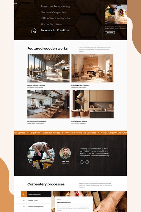 Carpenter Demo, Html Template, Boldman Woodworking Website Design, Handyman Website Design, Carpenter Website Design, Carpenter Business Card Ideas, Construction Company Portfolio, Construction Company Website, Wood Worker, Html Templates, Modern Website