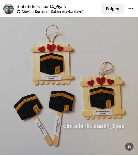 Islamic Activities For Kids, Muslim Kids Crafts, Eid Activities, School Kids Activities, Buttons Crafts Diy, Muslim Kids Activities, Baby Crafts Diy, School Art Activities, Islamic Kids Activities