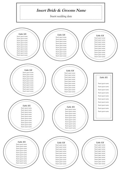 Free Table Seating Chart Template | Seating Charts In 2019 regarding Wedding Seating Chart Template Word Seating Chart Wedding Template, Event Seating Chart, Wedding Seating Plan Template, Wedding Table Assignments, Seating Plan Template, Seating Arrangement Wedding, Free Wedding Templates, Wedding Table Seating Chart, Reception Seating Chart