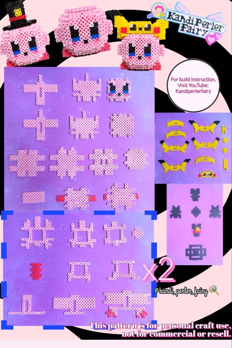 3d Kirby Perler Beads, Sanrio Perler Bead Patterns 3d, 3d Pokemon Perler Bead Patterns, 3d Perler Bead Patterns Tutorials Free, Free 3d Perler Bead Patterns, 3d Perler Bead Patterns Tutorials Easy, Perler Bead Art 3d, Perler 3d Patterns, 3d Bead Art