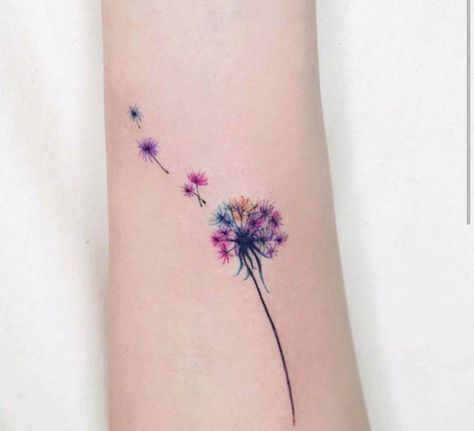 Dandelion Tattoo Meaning, Dandelion Tattoos, Just Breathe Tattoo, Dandelion Tattoo Design, Toe Tattoos, Our Mindful Life, Tiny Wrist Tattoos, Dandelion Tattoo, Tattoo Parlor