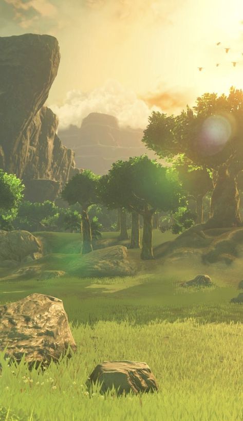 Breath Of The Wild Lockscreen, Zelda Phone Wallpaper Aesthetic, Zelda Botw Lockscreen, Zelda Phone Background, Legend Of Zelda Botw Aesthetic, Loz Phone Wallpaper, Zelda Totk Wallpaper Iphone, Zelda Totk Lockscreen, Loz Botw Background