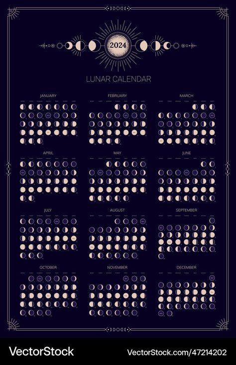 Moon Calendar 2024, Shadow Banner, Full Moon Calendar, Astrological Calendar, Witch Recipes, Moon Stages, Astrology Calendar, Moon Phase Calendar, Garden Calendar