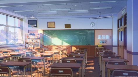 Anime Classroom Wallpapers - Top Free Anime Classroom Backgrounds - WallpaperAccess Anime Backgrounds Classroom, Classroom Wallpaper, Background Artist, Classroom Background, Tokyo Streets, Episode Interactive Backgrounds, Anime Classroom, Scenery Background, Tokyo Street